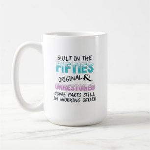 In den 50er Jahren erbaut, originell und unrestaur Kaffeetasse