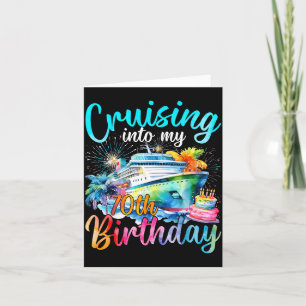 In den 70. Geburtstag cruisen Familienkreuzfahrt 7 Karte