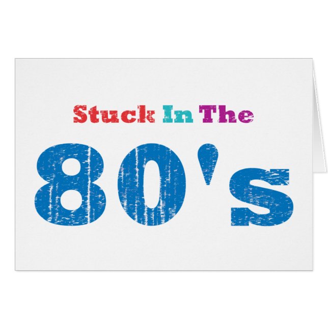 In den 80er Jahren stecken (Vorderseite (Horizontal))