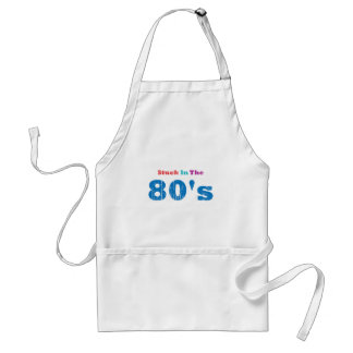 In den 80er Jahren stecken Schürze