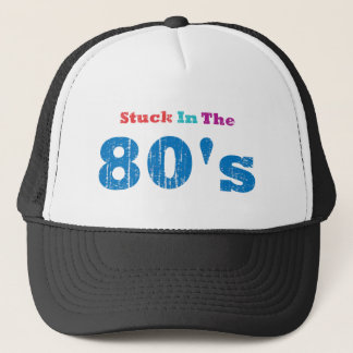 In den 80er Jahren stecken Truckerkappe