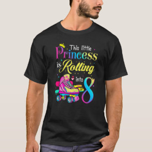 In den 8. Geburtstag der 8-jährigen Mädchen rollen T-Shirt