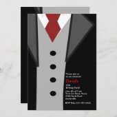 In den 90ern verkleidet einladung (Vorne/Hinten)