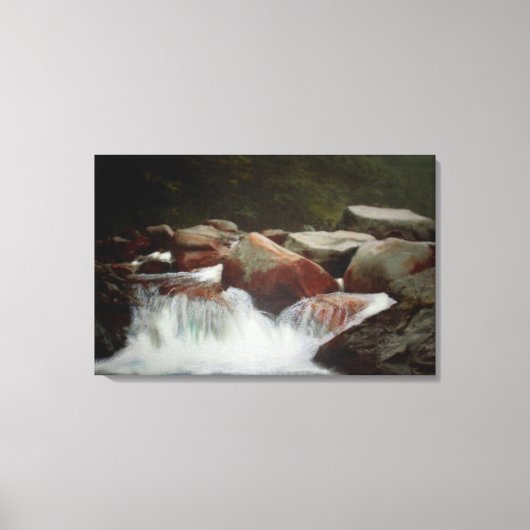 In den Abendstunden Dürreausdruck Leinwanddruck (Vorderseite)