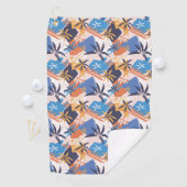 In den Abstrakten Tropen Golfhandtuch (Insitu)