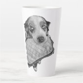 In den Akten gefangen Milchtasse (Vorderseite)