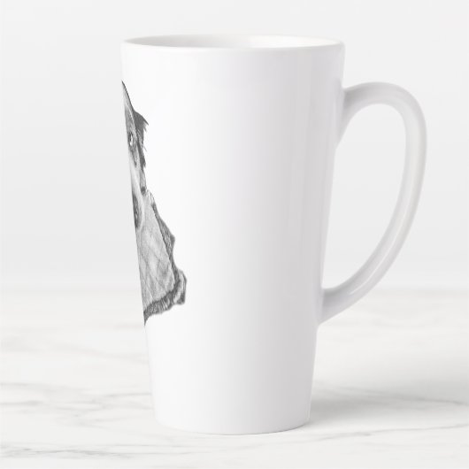 In den Akten gefangen Milchtasse (Rechts)