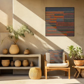 In den aktuellen sechs Schwellenwerten Abstrakt Pa Poster