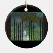 In den alten Wald Keramik Ornament (Hinten)