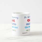 In den Anfang Gott erschaffen Kaffeetasse (Mittel)