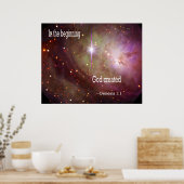 In den Anfang Gott erschaffen Poster (Küche)