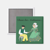 In den Ardennes Magnet (Vorderseite/Rückseite)