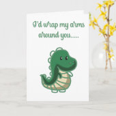 In den Arm nehmen Karte (Gelbe Blume)