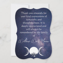 In den Armen der Göttin Dankeschön Karte