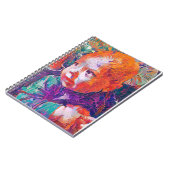in den Augen eines Babys whimsical A.I. hell. Notizblock (Linke Seite)