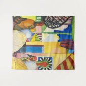 In den Basaren | Auguste Macke | Wandteppich (Vorderseite (Horizontal))