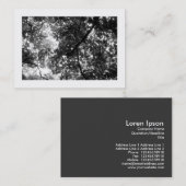 In den Bäumen, Mini-Foto Visitenkarte (Vorne/Hinten)