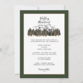 In den Bergen Hochzeitseinladung Einladung (Vorderseite)