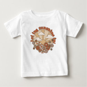 In den Blume Groovy Daisy Hippie den Sonnenschein  Baby T-shirt