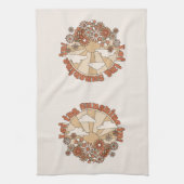 In den Blume Groovy Daisy Hippie den Sonnenschein  Geschirrtuch (Vertikal)