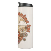 In den Blume Groovy Daisy Hippie den Sonnenschein Thermosbecher (Nach rechts gedreht)