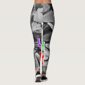 In den Büchern Alphabets verloren Leggings (Rückseite)