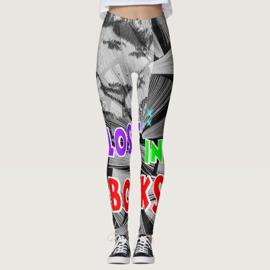 In den Büchern Alphabets verloren Leggings (Vorderseite)