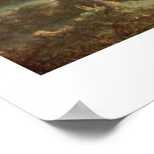 In den Catskills von Thomas Cole Poster (Ecke)