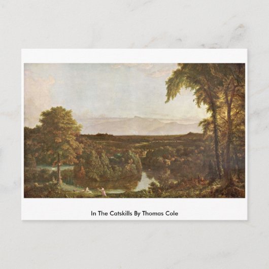 In den Catskills von Thomas Cole Postkarte (Vorderseite)
