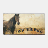 In den Desktop-PC für das Wilde Pferd Schreibtischunterlage (Vorderseite)