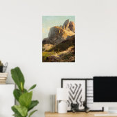 In den Dolomiten von Konrad Petrides Poster (Heimbüro)