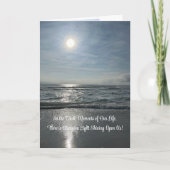 In den dunklen Momenten unseres Lebens, Karte (Vorderseite)