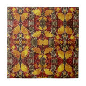 In den Flammen - Kunst-Deko-Muster Fliese (Vorderseite)