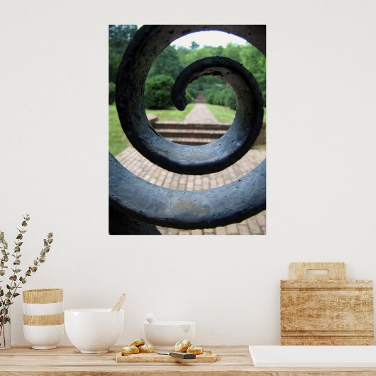 In den Garten Poster (Küche)