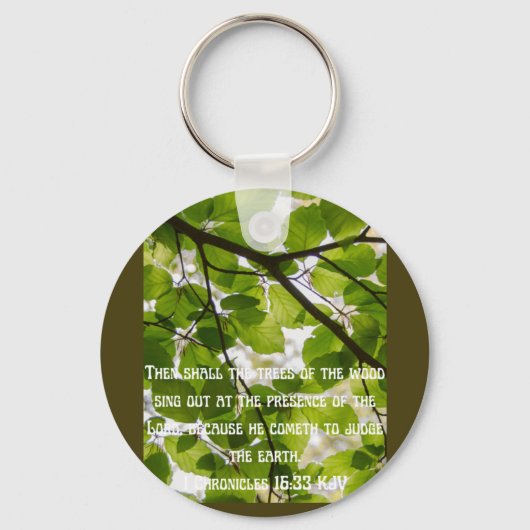 in den Geschenken des Herrn aussingen Schlüsselanhänger (Vorderseite)