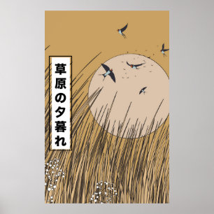 In den Graslandschaften Poster