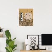 In den Graslandschaften Poster (Heimbüro)