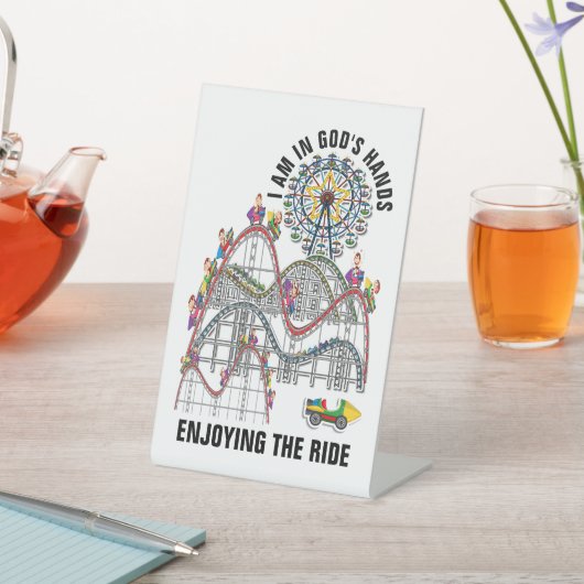 IN DEN HÄNDEN GOTTES SOCKELSCHILD (In SItu)