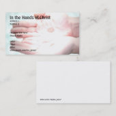 In den Händen von Christus Visitenkarte (Vorne/Hinten)