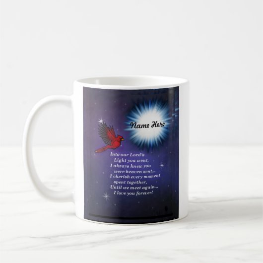 In den hellen Kardinal Kaffeetasse (Links)