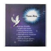 In den hellen Vogel Fliese (Vorderseite)