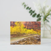 In den Herbst Postkarte (Stehend Vorderseite)