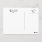 In den Herbst Postkarte (Rückseite)