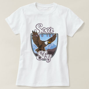 In den Himmel aufsteigen Logo T-Shirt