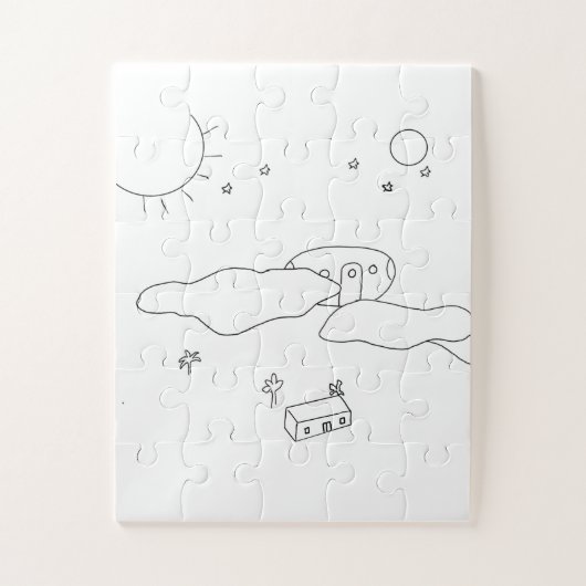 In den Himmel Puzzle (Vertikal)