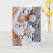 In den Keksen des Lebens sind Schwestern die Schok Karte (Gelbe Blume)