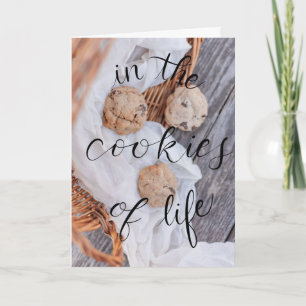 In den Keksen des Lebens sind Schwestern die Schok Karte