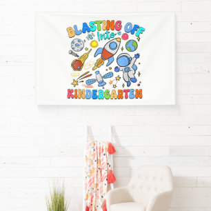 In den Kindergarten starten Zurück zur Schule Banner