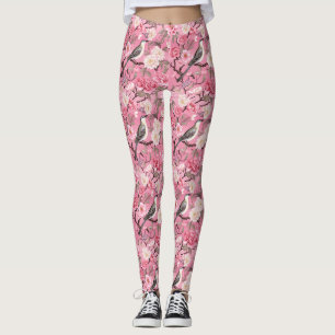 In den Kirschblüten rosa Chinoiserien Leggings