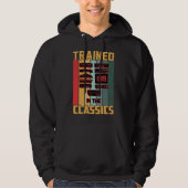 In den Klassikern ausgebildet - Retro Gamer Hoodie (Vorderseite)